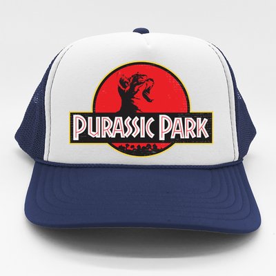 Purassic Park Cat Trucker Hat