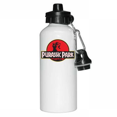 Purassic Park Cat Aluminum Water Bottle