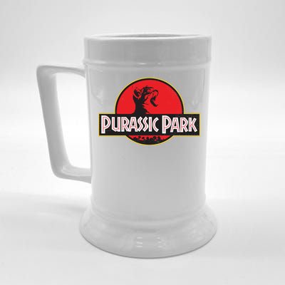 Purassic Park Cat Beer Stein