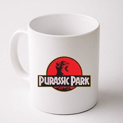 Purassic Park Cat Coffee Mug