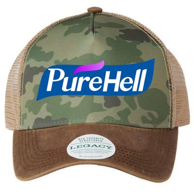 Pure Hell Purehell Social Distancing Hand Sanitizer Parody Legacy Tie Dye Trucker Hat