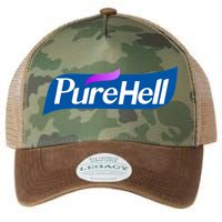 Pure Hell Purehell Social Distancing Hand Sanitizer Parody Legacy Tie Dye Trucker Hat