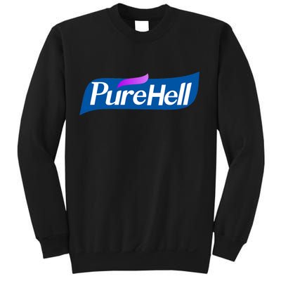 Pure Hell Purehell Social Distancing Hand Sanitizer Parody Sweatshirt