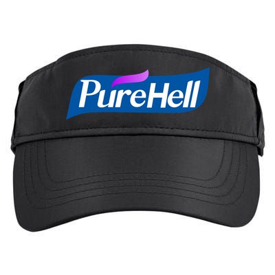 Pure Hell Purehell Social Distancing Hand Sanitizer Parody Adult Drive Performance Visor