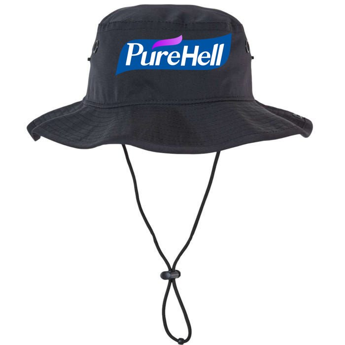 Pure Hell Purehell Social Distancing Hand Sanitizer Parody Bucket Hat