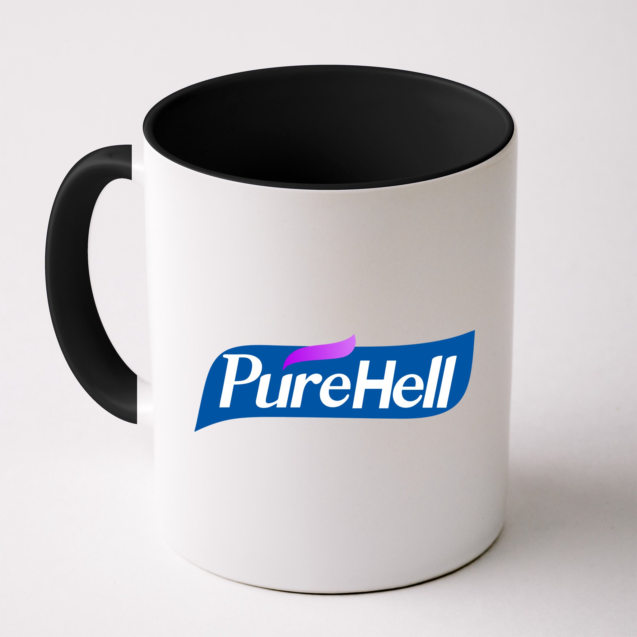 Pure Hell Purehell Social Distancing Hand Sanitizer Parody Mug