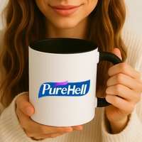 Pure Hell Purehell Social Distancing Hand Sanitizer Parody Mug