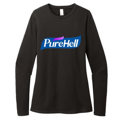 Pure Hell Purehell Social Distancing Hand Sanitizer Parody Womens CVC Long Sleeve Shirt