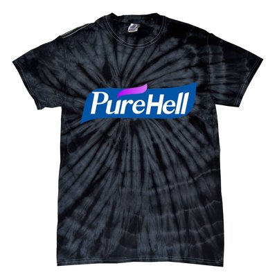 Pure Hell Purehell Social Distancing Hand Sanitizer Parody Tie-Dye T-Shirt
