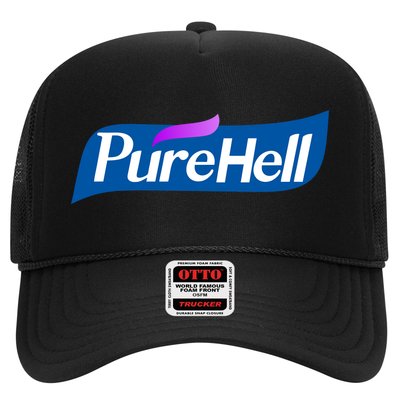 Pure Hell Purehell Social Distancing Hand Sanitizer Parody Trucker Hat