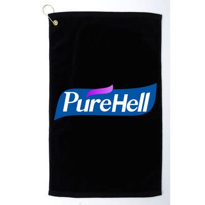 Pure Hell Purehell Social Distancing Hand Sanitizer Parody Golf Towel