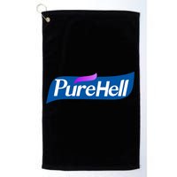 Pure Hell Purehell Social Distancing Hand Sanitizer Parody Golf Towel