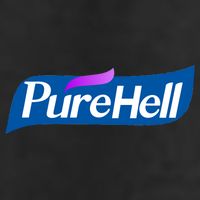 Pure Hell Purehell Social Distancing Hand Sanitizer Parody Golf Towel