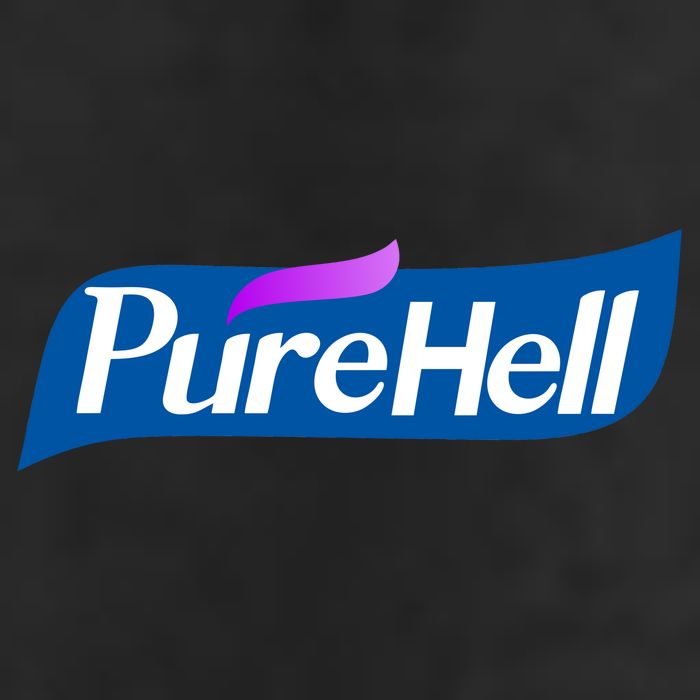 Pure Hell Purehell Social Distancing Hand Sanitizer Parody Golf Towel