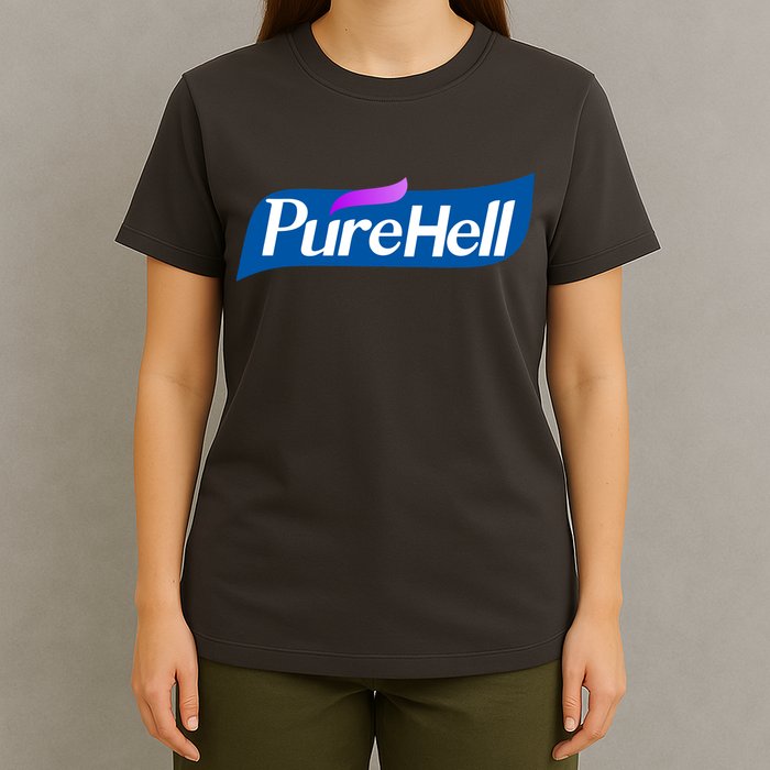 Pure Hell Purehell Social Distancing Hand Sanitizer Parody T-Shirt