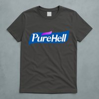 Pure Hell Purehell Social Distancing Hand Sanitizer Parody T-Shirt