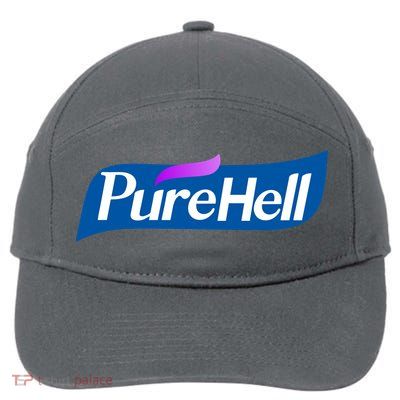 Pure Hell Purehell Social Distancing Hand Sanitizer Parody 7-Panel Snapback Hat