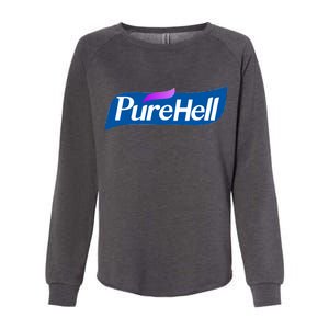 Pure Hell Purehell Social Distancing Hand Sanitizer Parody Womens California Wash Sweatshirt