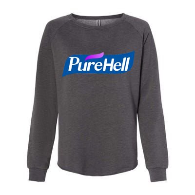 Pure Hell Purehell Social Distancing Hand Sanitizer Parody Womens California Wash Sweatshirt