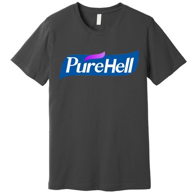 Pure Hell Purehell Social Distancing Hand Sanitizer Parody Premium T-Shirt