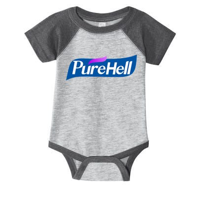 Pure Hell Purehell Social Distancing Hand Sanitizer Parody Infant Baby Jersey Bodysuit