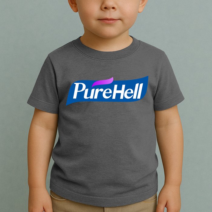 Pure Hell Purehell Social Distancing Hand Sanitizer Parody Toddler T-Shirt