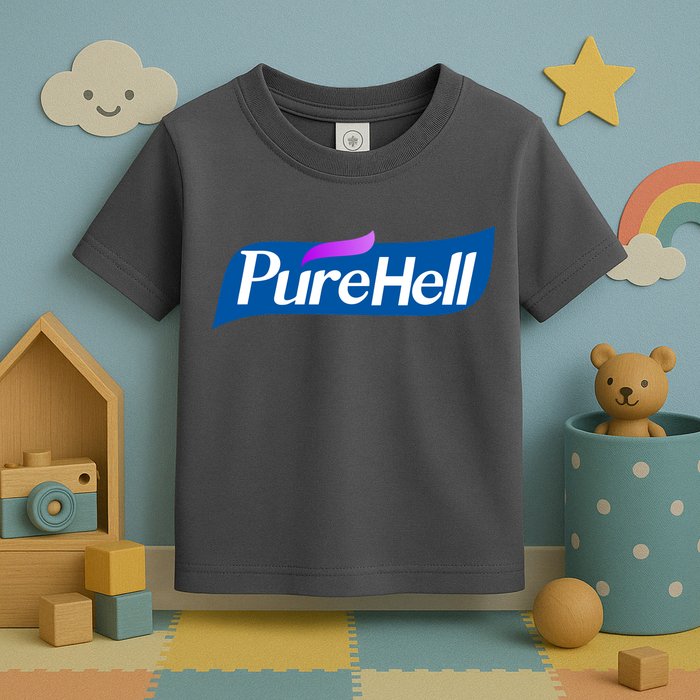 Pure Hell Purehell Social Distancing Hand Sanitizer Parody Toddler T-Shirt