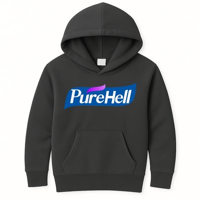 Pure Hell Purehell Social Distancing Hand Sanitizer Parody Kids Hoodie
