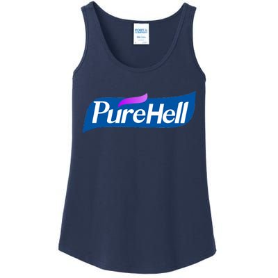 Pure Hell Purehell Social Distancing Hand Sanitizer Parody Ladies Essential Tank