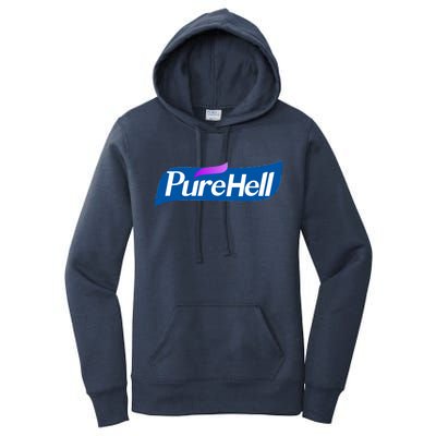 Pure Hell Purehell Social Distancing Hand Sanitizer Parody Women's Pullover Hoodie