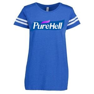 Pure Hell Purehell Social Distancing Hand Sanitizer Parody Enza Ladies Jersey Football T-Shirt