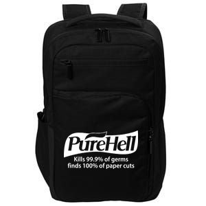 Purehell Kills 99% Of Germs Paper Cuts Pure Hell Impact Tech Backpack