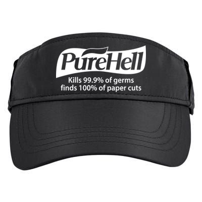 Purehell Kills 99% Of Germs Paper Cuts Pure Hell Adult Drive Performance Visor