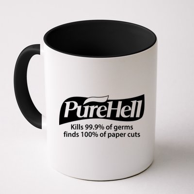 Purehell Kills 99% Of Germs Paper Cuts Pure Hell Mug