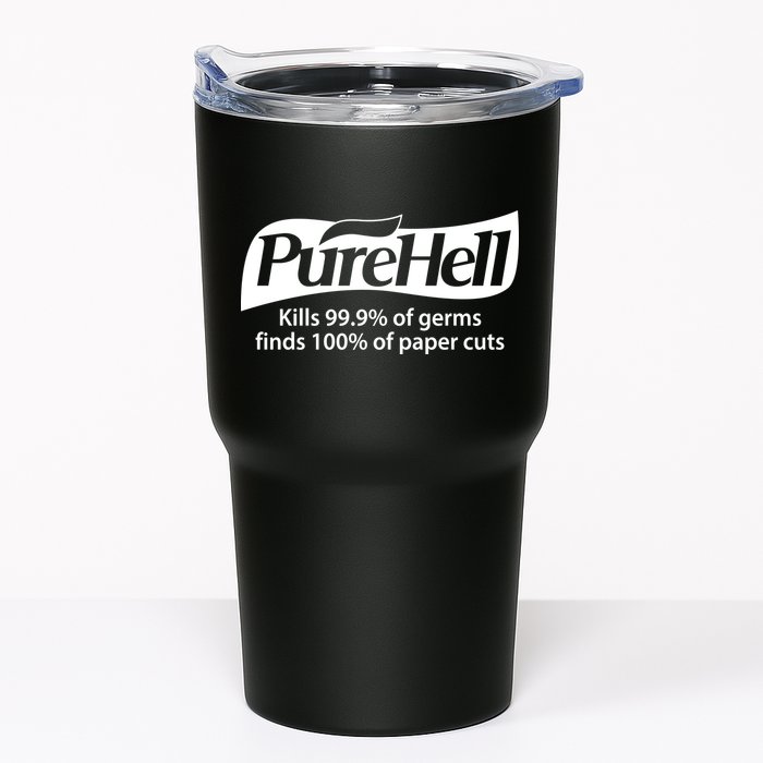 Purehell Kills 99% Of Germs Paper Cuts Pure Hell Tumbler