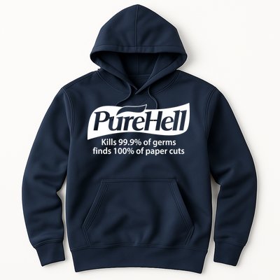 Purehell Kills 99% Of Germs Paper Cuts Pure Hell Hoodie