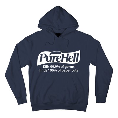 Purehell Kills 99% Of Germs Paper Cuts Pure Hell Hoodie