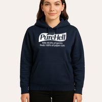 Purehell Kills 99% Of Germs Paper Cuts Pure Hell Hoodie