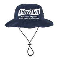 Purehell Kills 99% Of Germs Paper Cuts Pure Hell Bucket Hat
