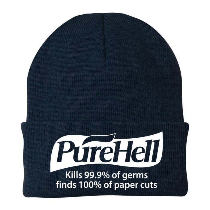 Purehell Kills 99% Of Germs Paper Cuts Pure Hell Beanie
