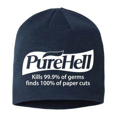 Purehell Kills 99% Of Germs Paper Cuts Pure Hell Sustainable Beanie