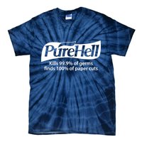 Purehell Kills 99% Of Germs Paper Cuts Pure Hell Tie-Dye T-Shirt
