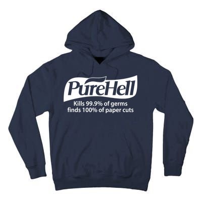 Purehell Kills 99% Of Germs Paper Cuts Pure Hell Tall Hoodie