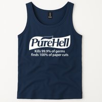 Purehell Kills 99% Of Germs Paper Cuts Pure Hell Tank Top