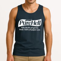 Purehell Kills 99% Of Germs Paper Cuts Pure Hell Tank Top