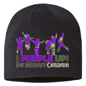 Purple Up For Military Children Camo Sustainable Beanie