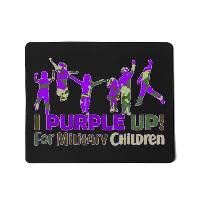 Purple Up For Military Children Camo Mousepad