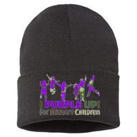 Purple Up For Military Children Camo Sustainable Knit Beanie