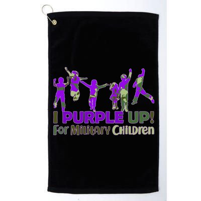 Purple Up For Military Children Camo Platinum Collection Golf Towel