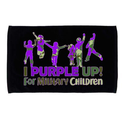 Purple Up For Military Children Camo Microfiber Hand Towel